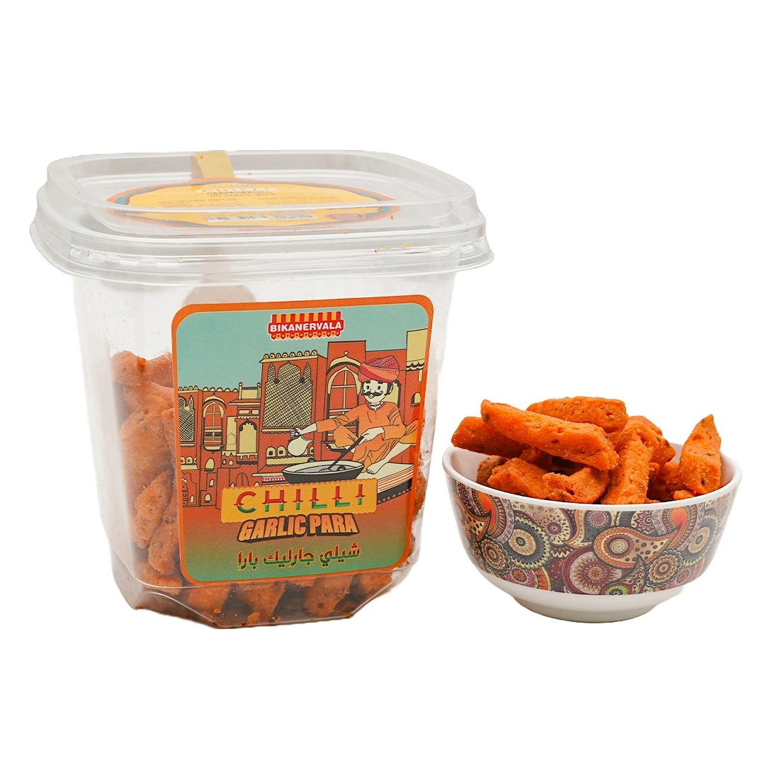 Chilli Garlic Para – Spicy, Crispy Snack (150g)
