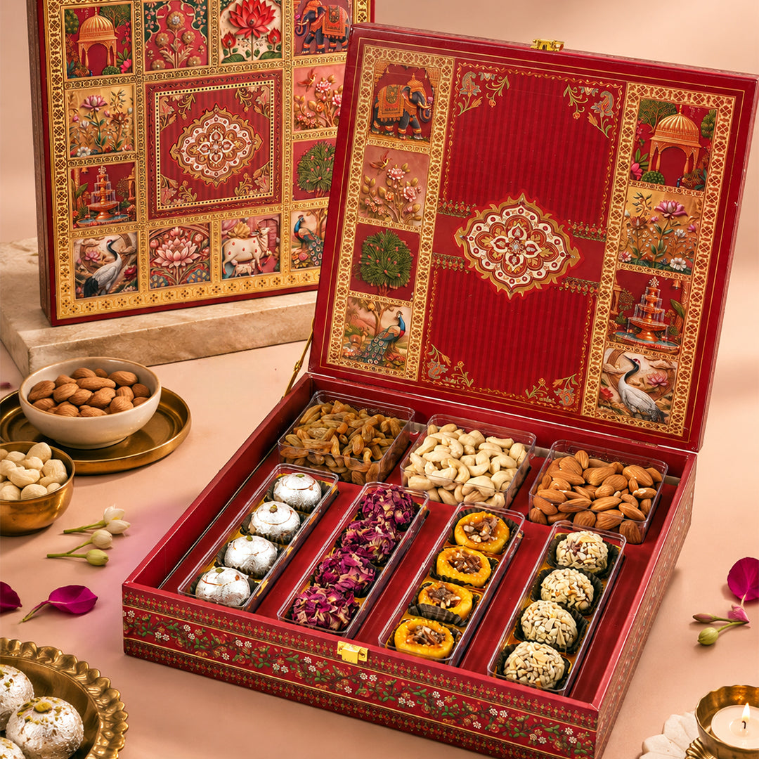Akshaya Dry Fruit & Sweet Gift Box