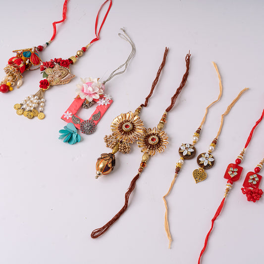 Bhaiya-Bhabhi Rakhi – 2 pcs Set