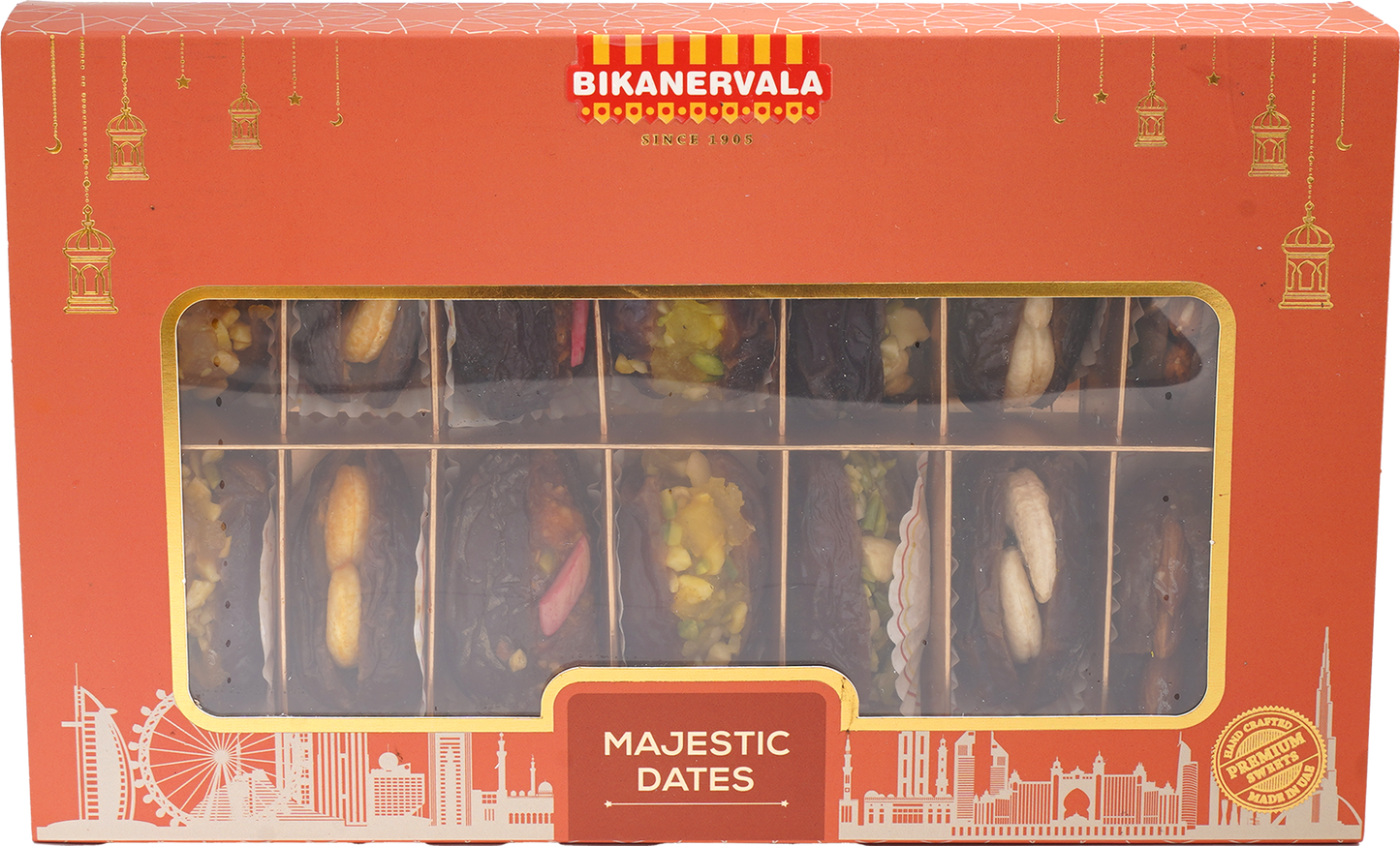Bikanervala Dates Delites Assorted Mix 14Pcs