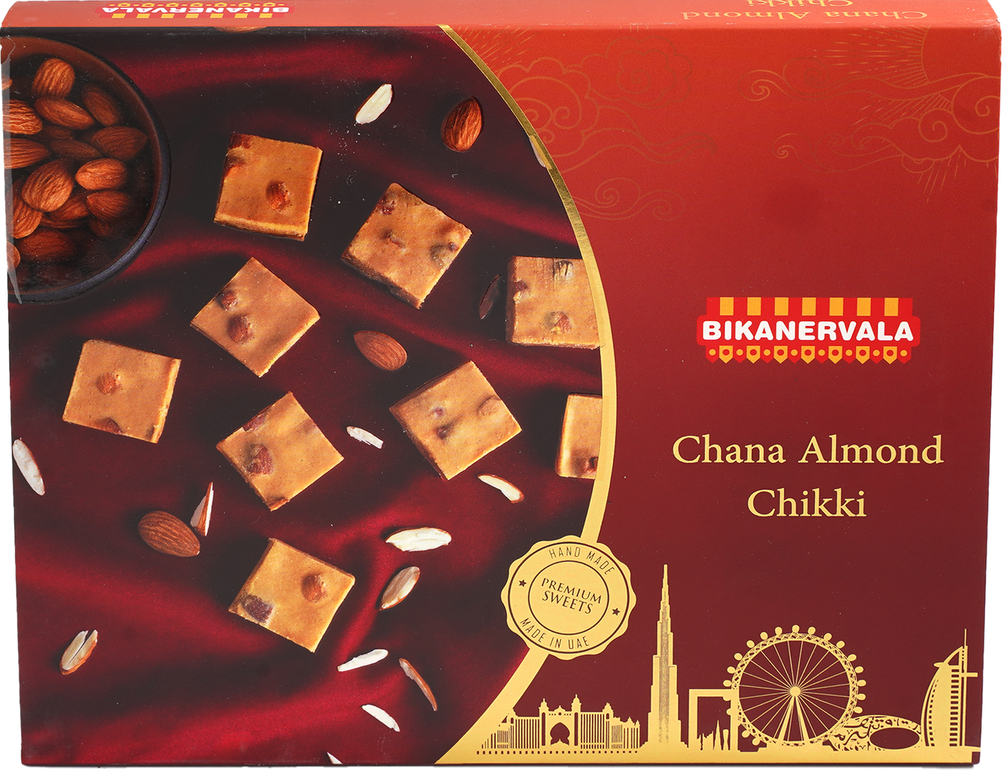 Bikanervala Premium Chana Almond Bites, 400g