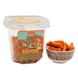 Chilli Garlic Para – Spicy, Crispy Snack (150g)